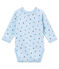 Body de nacimiento de manga larga para bebé niño azul FRAICHEUR/azul ALASKA