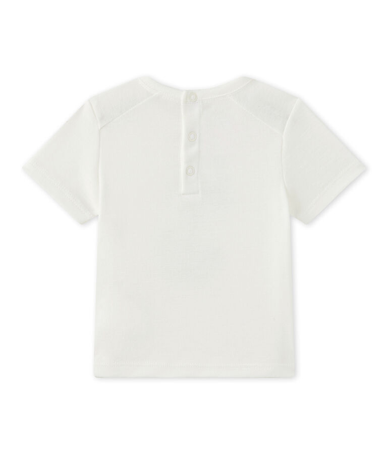 Camiseta beb&eacute; ni&ntilde;o de manga corta blanco