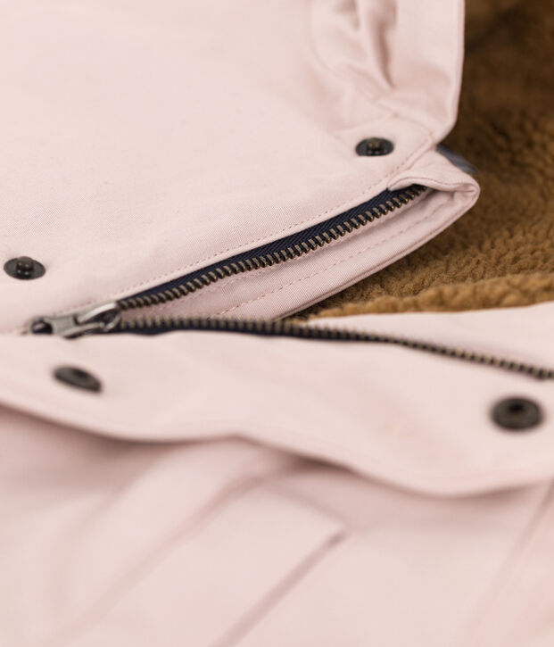 Parka de ni&ntilde;a/ni&ntilde;o rosa