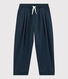 Pantalón cómodo de sarga de algodón para niño