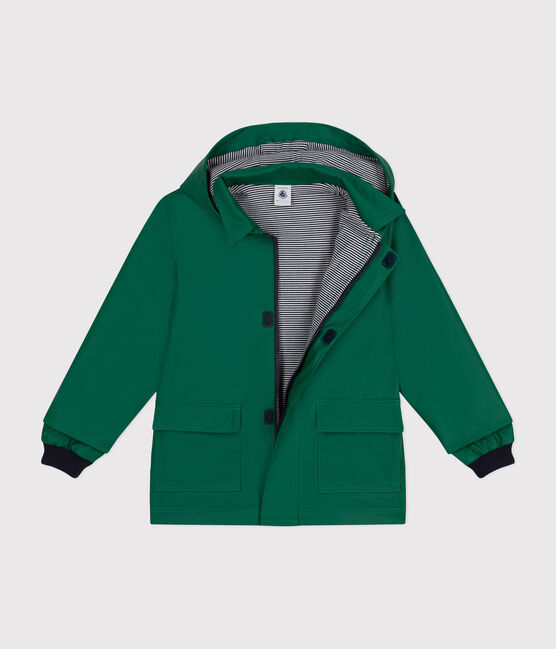 Impermeable emblemático reciclado para niña/niño verde JARDIN