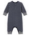 Pelele largo icónico para bebé niño azul SMOKING/blanco MARSHMALLOW