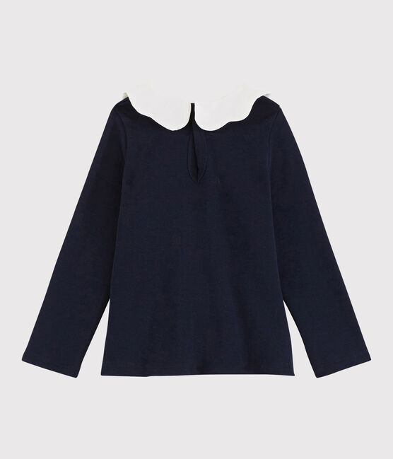 Blusa de manga larga para bebé niña azul SMOKING