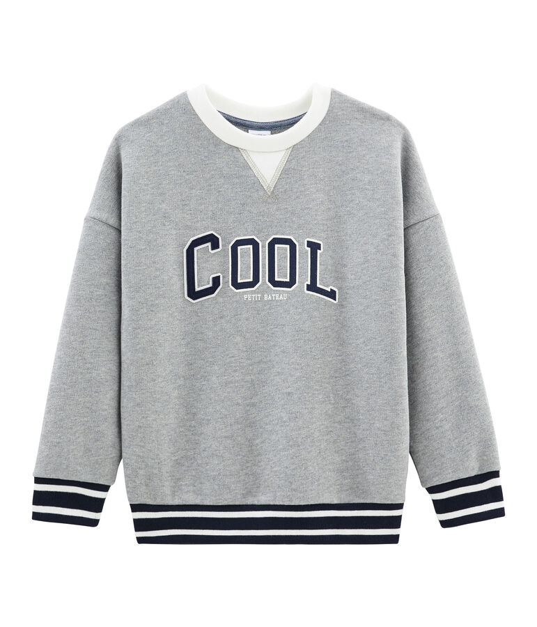 Sudadera de ni&ntilde;o gris SUBWAY CHINE