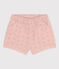 Pantalón corto de bordado inglés para bebé rosa SALINE