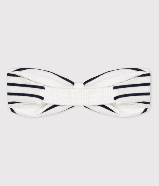 Diadema a rayas para bebé niña blanco MARSHMALLOW/azul SMOKING