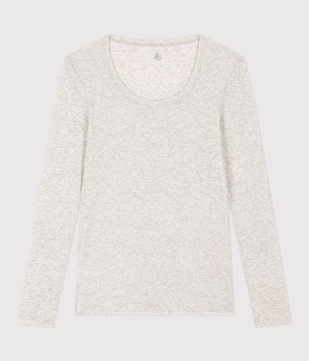 Camiseta segunda piel de algod&oacute;n ligero para mujer BELUGA CHINE