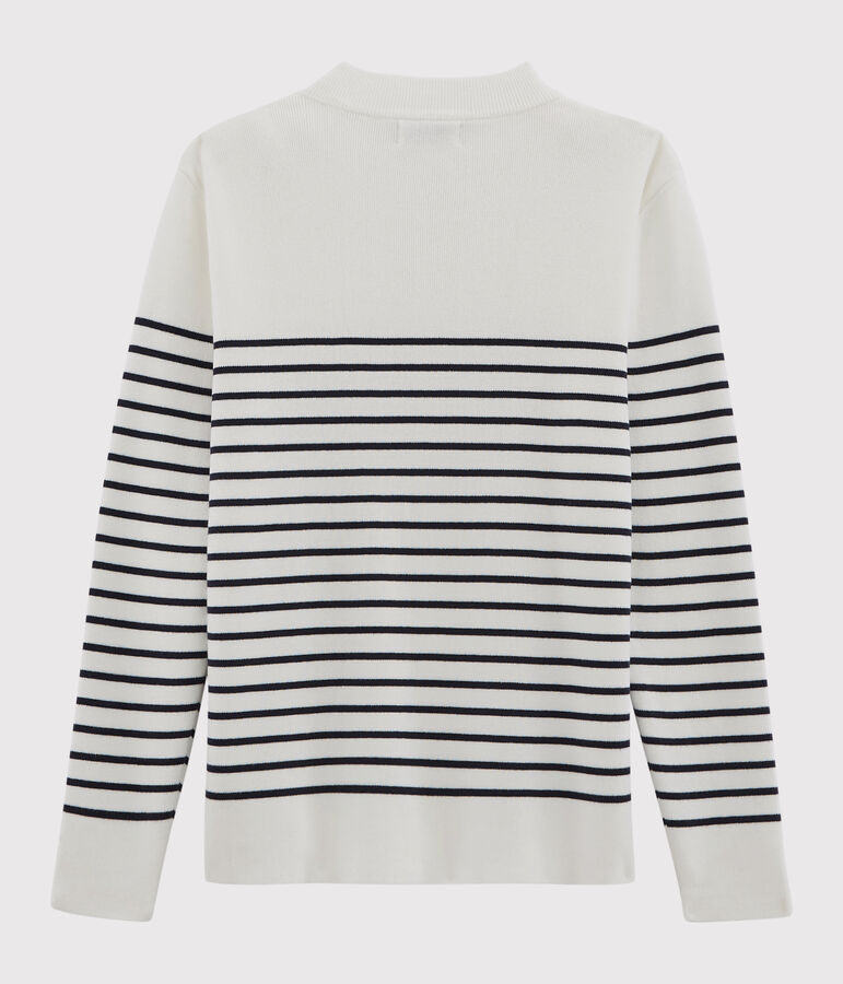 Jersey marinero de hombre blanco/azul