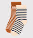 Juego de 2 pares de calcetines para niño/niña