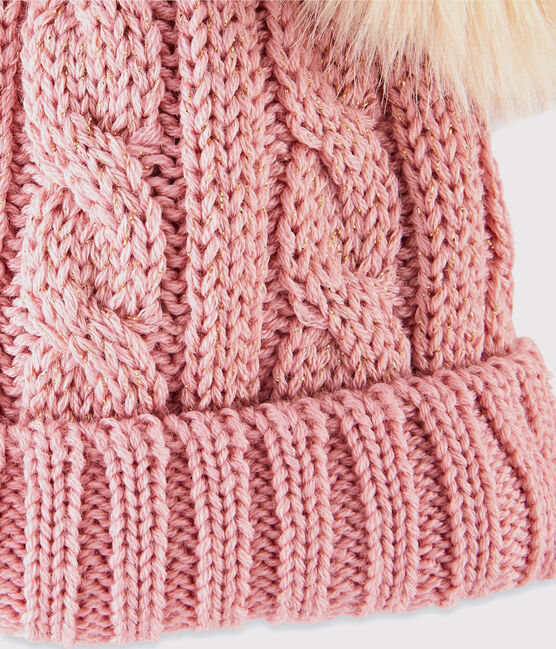 Gorro para niña rosa CHARME/amarillo OR