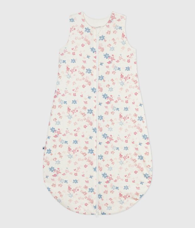 Saco para beb&eacute; de algod&oacute;n con estampado de flores TOG 2 crudo/multicolor