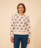 Sudadera de felpa para mujer blanco AVALANCHE/ MULTICO