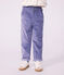 Pantal&oacute;n infantil de terciopelo violeta