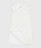 Saco de terciopelo para bebé con estampado de flores TOG 3 blanco MARSHMALLOW/blanco MULTICO