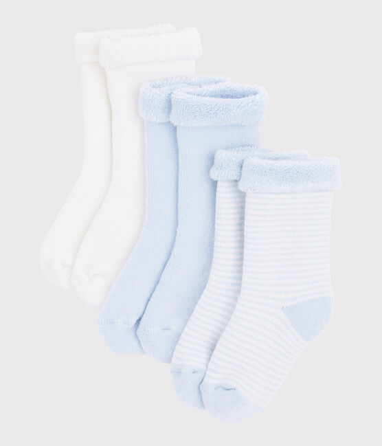 Tres calcetines de bebé de jersey variante 2