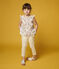 Pantalón de sarga de niña amarillo CITRONEL