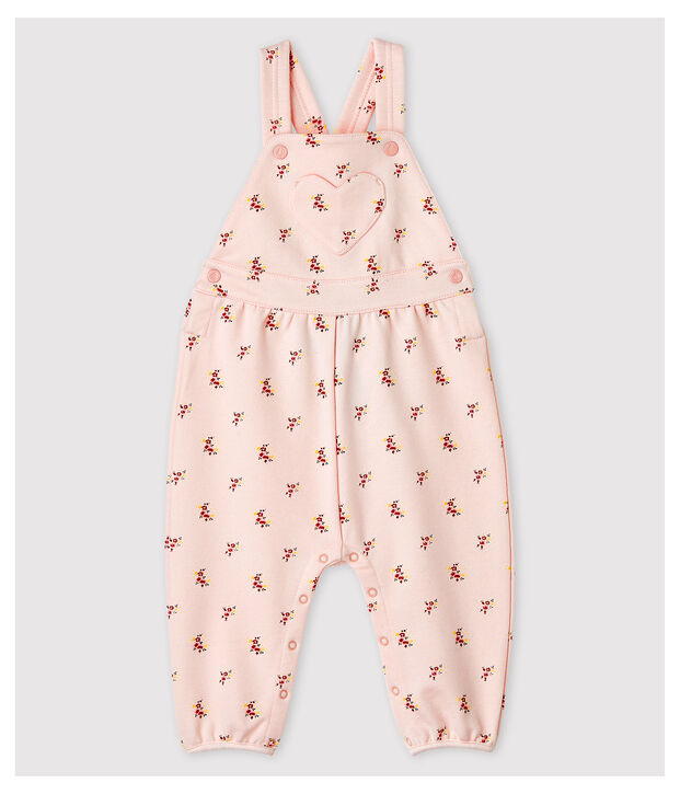 Peto estampado de mulet&oacute;n de beb&eacute; ni&ntilde;a rosa/multicolor