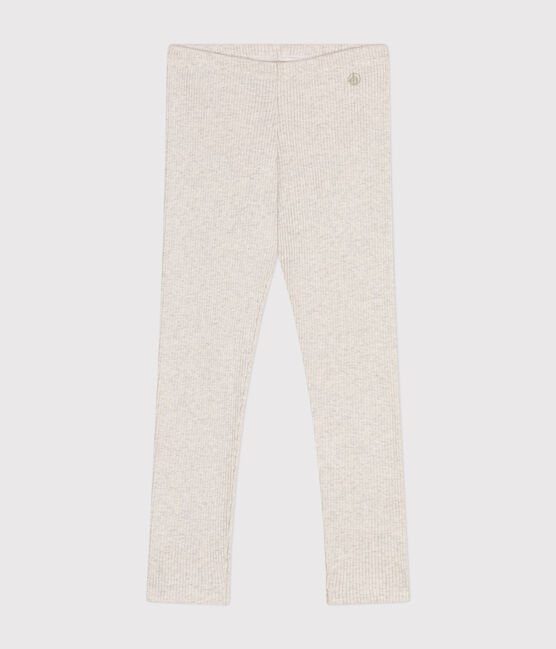 Leggings para niña beige MONTELIMAR CHINE
