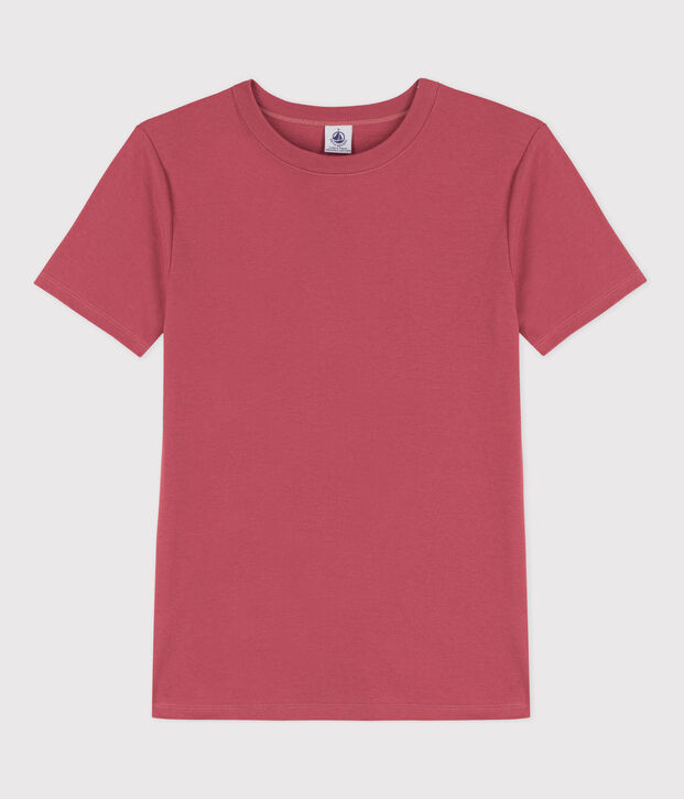 Camiseta L'ICONIQUE de algod&oacute;n con cuello redondo para mujer rosa