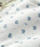Chaleco reversible de algodón biológico enguatado blanco MARSHMALLOW+GRIS/ MULTICO