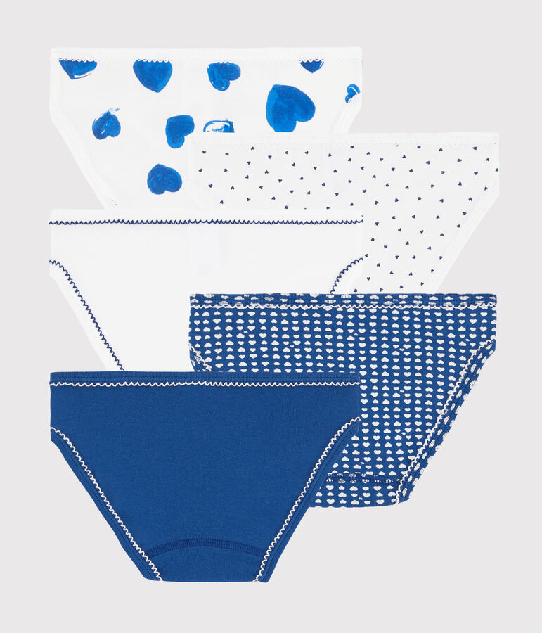 Juego de 5 braguitas de ni&ntilde;a multicolor