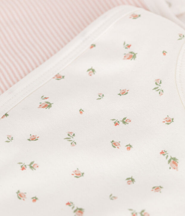 Juego de 2 baberos de algod&oacute;n para beb&eacute; multicolor