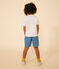 Camiseta estampada de jersey ligero para niño blanco MARSHMALLOW
