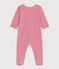 Pijama de terciopelo romántico para bebé rojo MARSHMALLOW/blanco CORRIDA