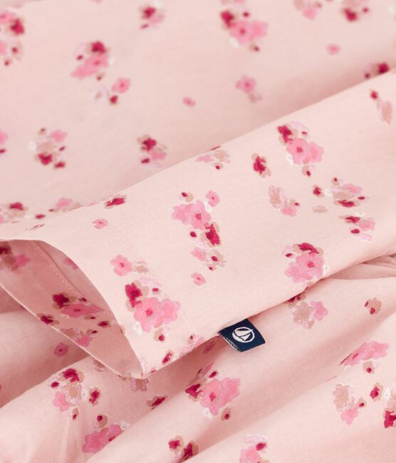 Vestido de algodón sin mangas y pololo para bebé rosa JOLI/blanco MULTICO