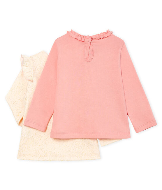 Juego de 2 camisetas de manga larga para bebé niña variante 1