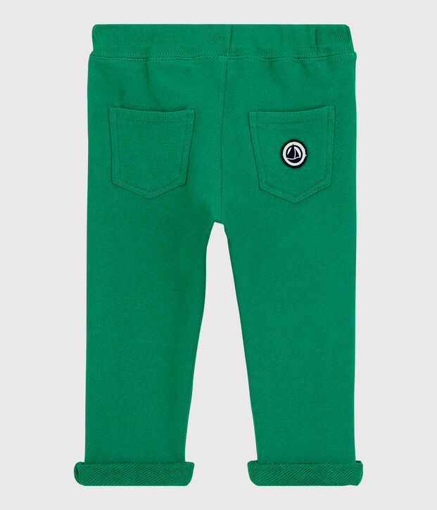 Pantal&oacute;n de mulet&oacute;n de beb&eacute;. verde