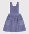 Pichi infantil de terciopelo liso. violeta