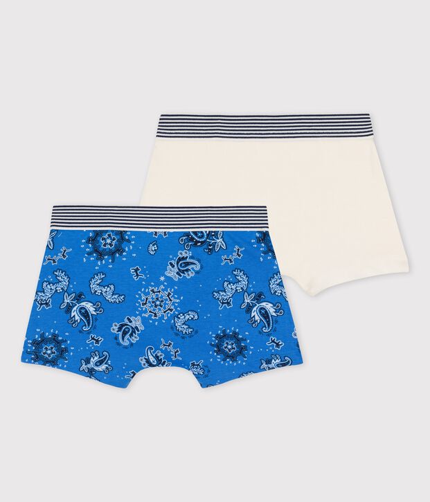 Juego de 2 b&oacute;xeres de bandana de algod&oacute;n org&aacute;nico de ni&ntilde;o multicolor