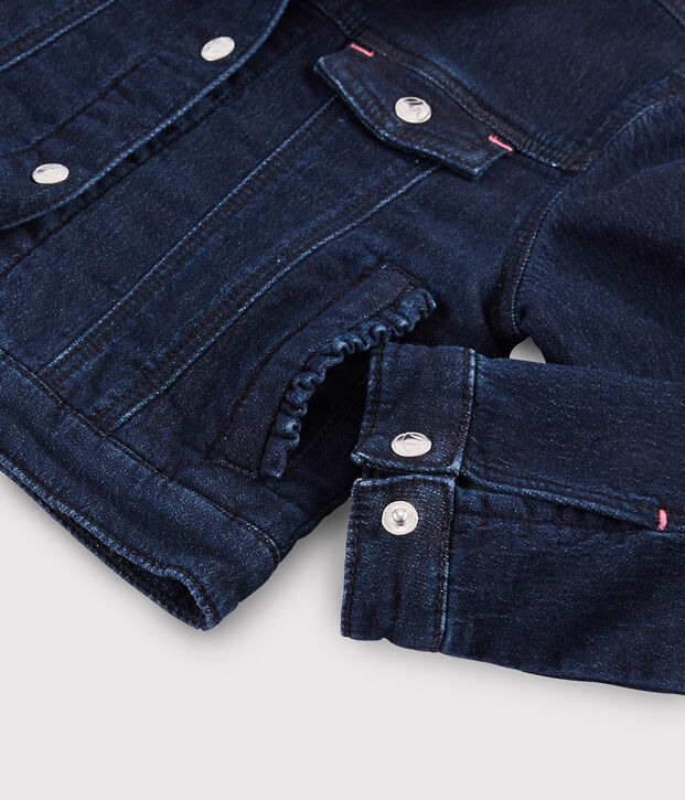 Chaqueta vaquera de ni&ntilde;a azul