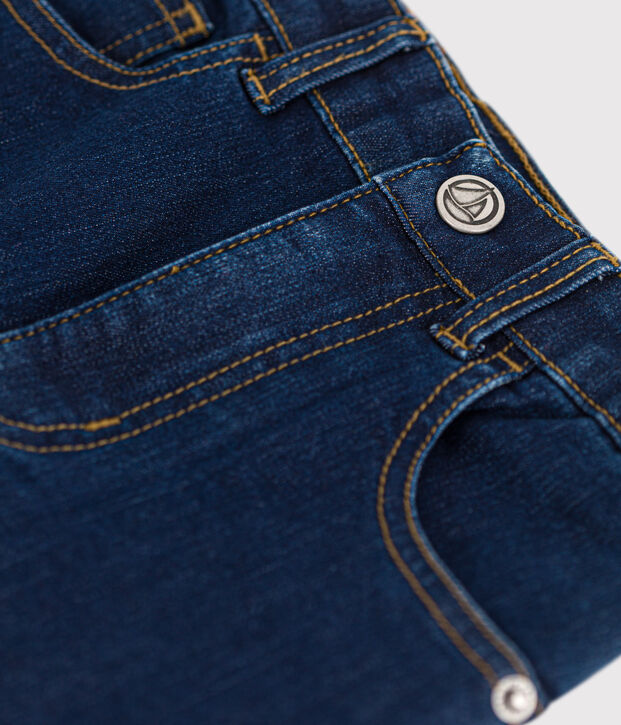 Pantal&oacute;n vaquero recto para ni&ntilde;o azul