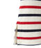Marinera en jersey grueso tricolor para mujer beige COQUILLE/azul SMOKING/ TERKUIT