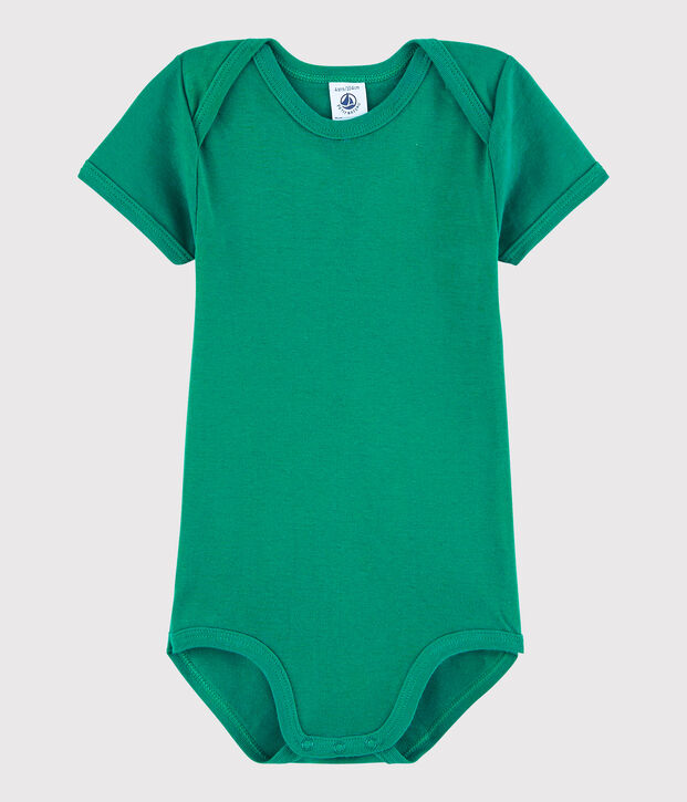 Bodi de manga corta de beb&eacute; ni&ntilde;o verde