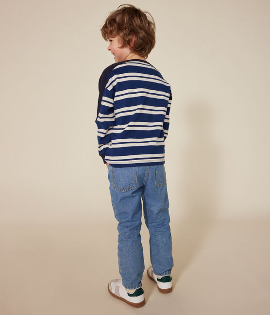 Sudadera de algodón grueso para niño azul MEDIEVAL/ MONTELIMAR