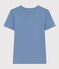 Camiseta L'ICONIQUE de algodón con cuello redondo para mujer azul BEACH