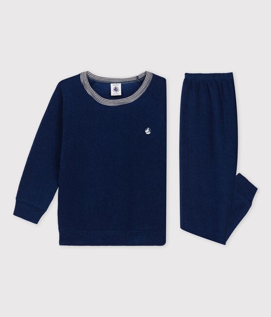 Pijama de rizo afelpado azul MEDIEVAL