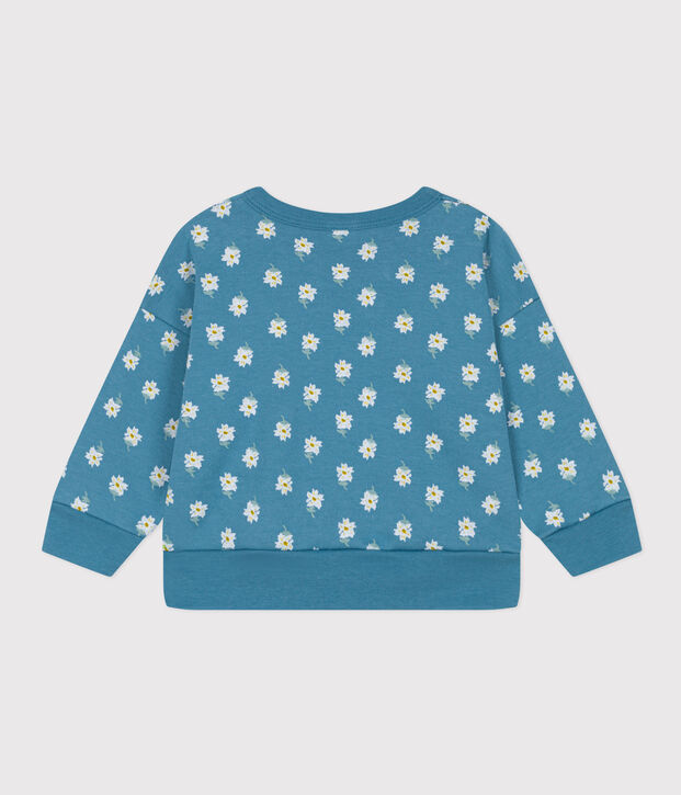 Sudadera de jersey grueso para beb&eacute; azul/multicolor