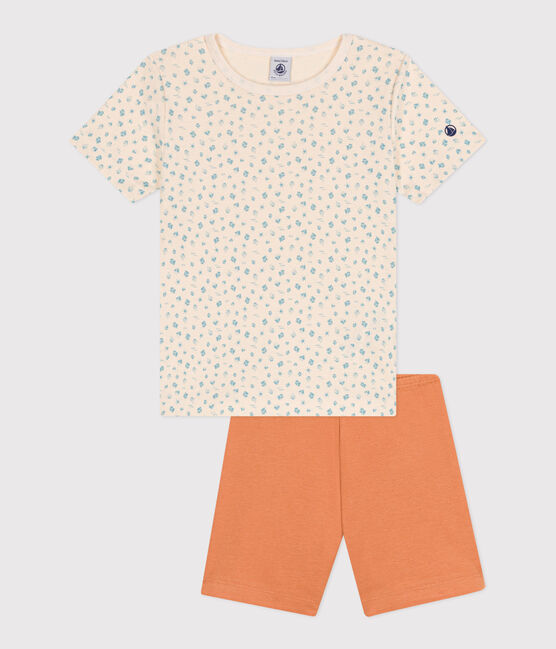 Pijama corto infantil de algodón PIEUVRE/ MULTICO