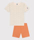 Pijama corto infantil de algodón