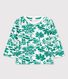 Sudadera con estampado vegetal de muletón de bebé