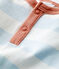 Mono corto a rayas de jersey de bebé PLEINAIR/ MARSHMALLOW