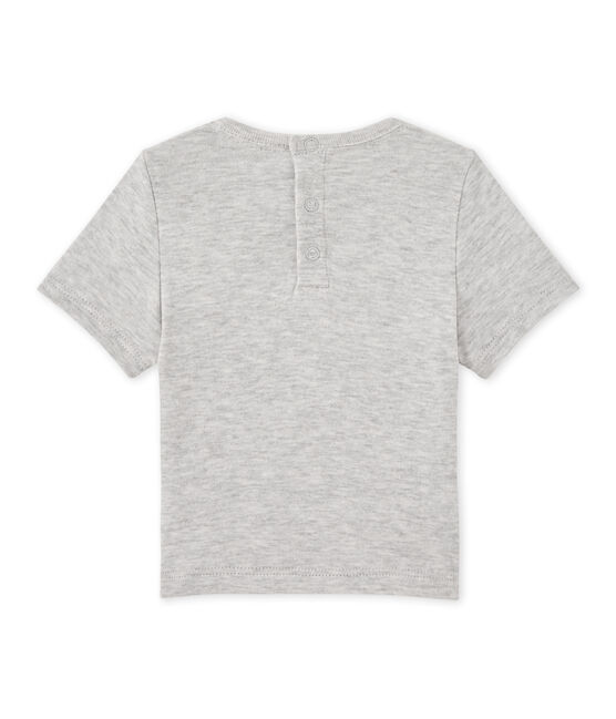 Camiseta bebé niño liso gris BELUGA CHINE