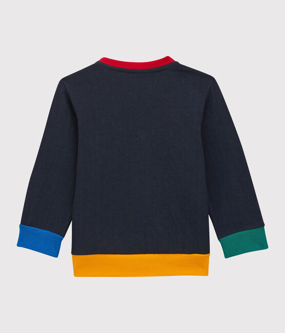 Sudadera de muletón de bebé. azul SMOKING