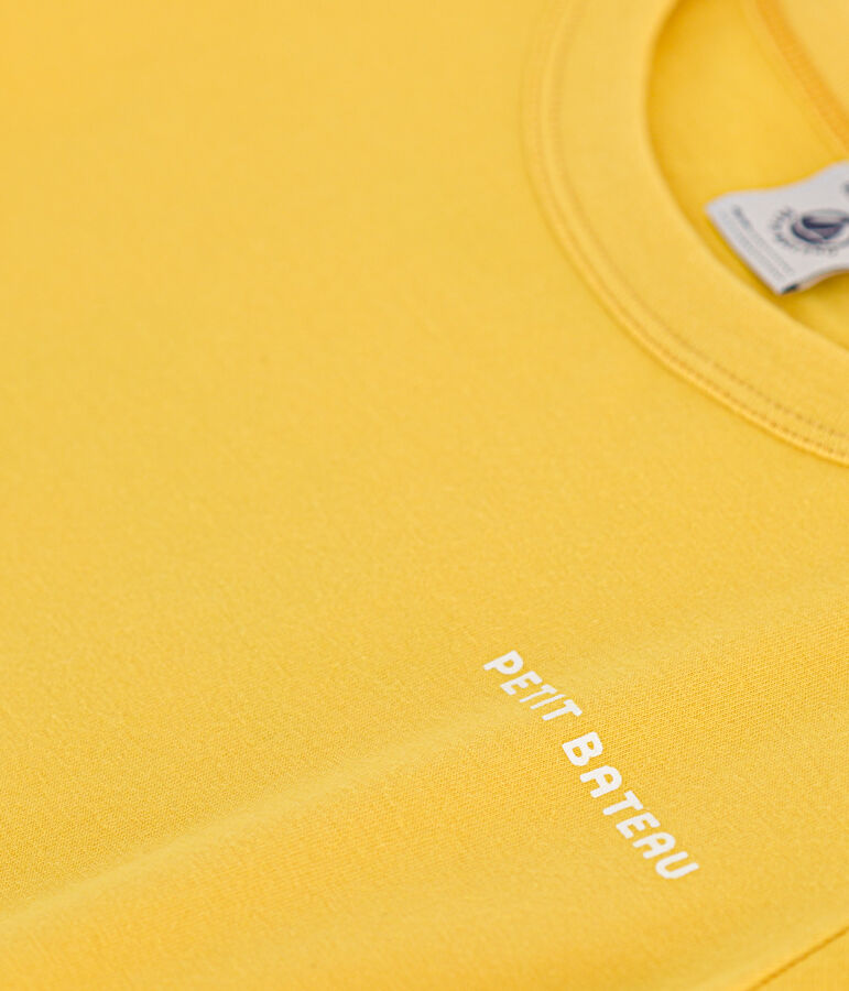 Camiseta estampada de jersey ligero para ni&ntilde;o amarillo NECTAR