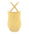 Traje de baño 1 pieza para niña amarillo BAMBOO/blanco MARSHMALLOW