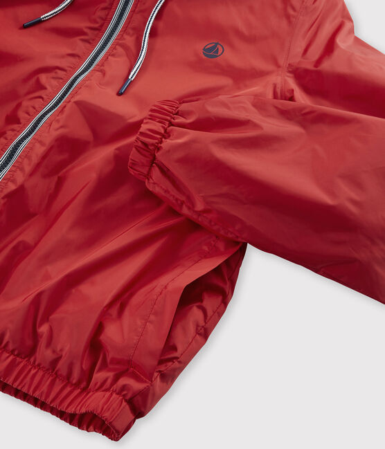 Cortavientos cálido reciclado para mujer rojo TERKUIT